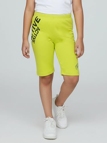 Image of KiddoPanti Girls Knee Length Cycling Shorts Pack of 2