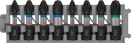 Bosch 8x Sets de puntas de atornillar PRO Impact