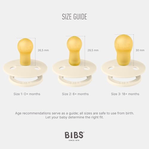 Bibs, Set Di 2 Ciucci Collezione Colour, In Gomma Naturale, Senza Bpa, Prodotti In Danimarca, Età: Da 6 Mesi In Su, Colore: Bianco/Verde Acqua - 4