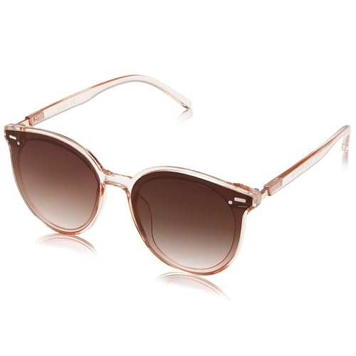 Women's Classic Round Retro Sunglasses – UV400 Protection Sun Glasses – Vintage Style Polarized Lenses – Fashion Shades for Women & Teens