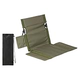 Lljsszr Stadium Seat Bleacher Chair Multi Functional Bleachers Cushion Floor Chair for Garden Beach Sports Events Concerts Lawn, Green