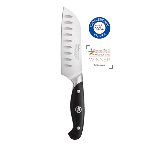 Robert Welch Professional Santoku Knife 14cm. Crafted from German 1.4116 Stainless Steel. All Purpose Knife for Slicing, Dicing, Chopping and Mincing. - Image 3