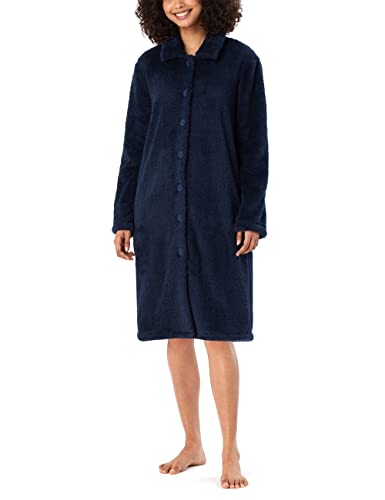 Schiesser Bademantel weiches Teddy Fleece