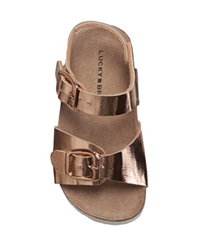 Image of Lucky Brand Unisex-Child Kids' Blanc 2 Strap Sandals Little Kid /Toddler