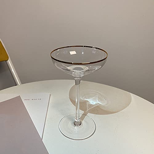 Phnom Penh Verre à vin blanc transparent haut de gamme Verre à dessert Verre à vin Bar Cocktail Verre à champagne Verre spécial Verre à champagne (tasse Phnom Penh)