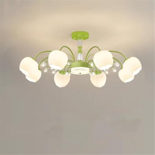 Lustre à fleurs grand format pour salon et commerce de beauté