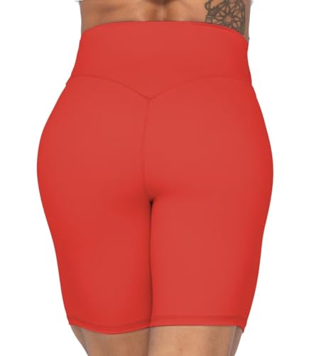 Image of Sunzel No Front Seam High Waist Biker Shorts for Women, Squat Proof Yoga Workout Gym Bike Shorts | 3, 5 Or 8-Inch Inseam, High Waisted, Tummy Control, No Front Seam, Buttery Soft, Compression Fit, Squat Proof