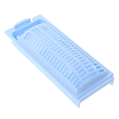 Angoily Pantalla de filtro de lavadora filtros de lavadora dispensador ventana limpiador de lavadora lavar platos cajas de filtro de lavadora suministros de lavadora el plastico Sky-blue