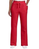 Gildan Damen Ladies 50/50 Cotton/Poly. Sweatpants Hose, Rot (Red), W36/ L34 (Herstellergröße: XL)