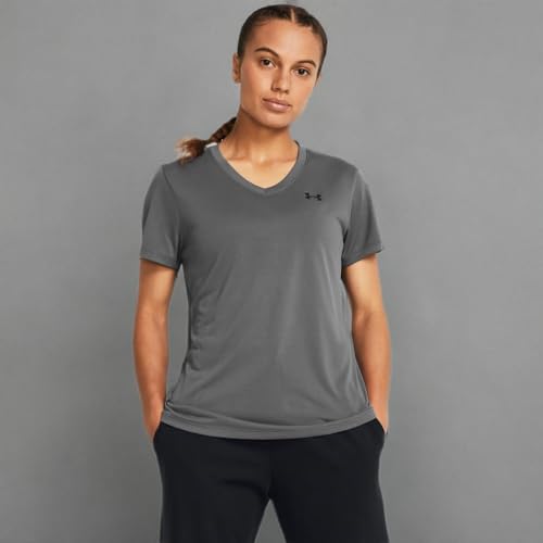 Image of Under Armour Tech Short Sleeve V-Neck Solid