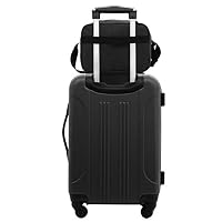 Travelers Club Midtown Hardside 4-Piece Luggage Travel Set, Black — image 6