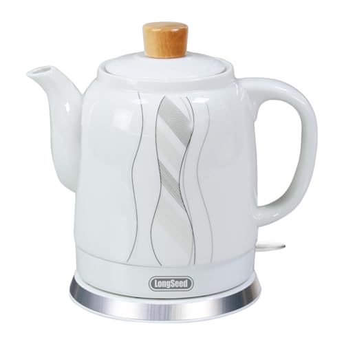 Tetera eléctrica de cerámica 1.5L con apagado automático miniatura 1
