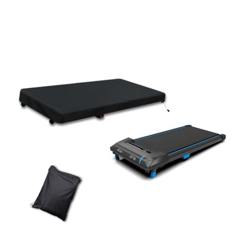 Image of KHOOBREZ Under Desk Treadmill Cover (47 x 20 x 8 Inches) | Water Resistant & Dustproof Walking Pad Cover | Slim Foldable Treadmill Protector for Home & Office | Durable Polyester