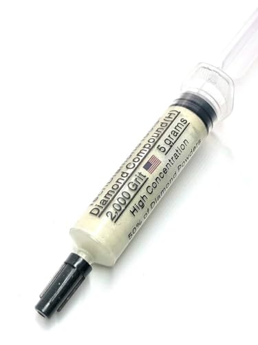TechDiamondTools Diamond Polishing Compound Polishing Paste USA Made 2,000 Grit 4-8 Microns for Marble Glass Metal Rock Jewelry Resin Silver Chrome Gemstone with High Concentration of Diamond Powder