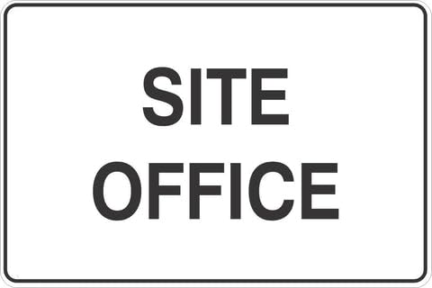Site Office Safety Signs 8x12 Metal Tin Sign Garage Man Cave Wall Decor