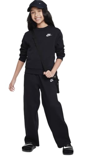 Nike Sportswear Boys Club Fleece Wide Leg Warm Up Pants