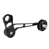 CHICIRIS Tensor de Cadena de Bicicleta, Estabilizador de Bicicleta Plegable de Aleación de Aluminio para de 5, 6 y 7 Velocidades con Ajustador de Rodillo de Resorte para Paseos Suaves y Estables