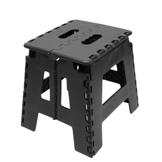 Banco Banqueta De Plástico Portátil Dobrável Multiuso Reforçado Resistente Até 100kg