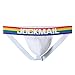 Jockstrap for Mens Underwear Mesh Breathable Athletic Supporter Thong G-String Mens - Gym, Training, Running (US, Alpha, Medium, Regular, Regular, 268white)