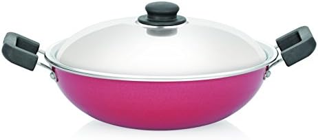 Premier NonStick Kadai with Stainless Steel lid 22 cm