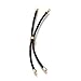 Bestewelry 10Pcs Nylon Twisted Cord Bracelet Making Adjustable Slider Bracelets with Golden Brass Findings for DIY Jewelry Making Accessories 9 inch(22.11cm)