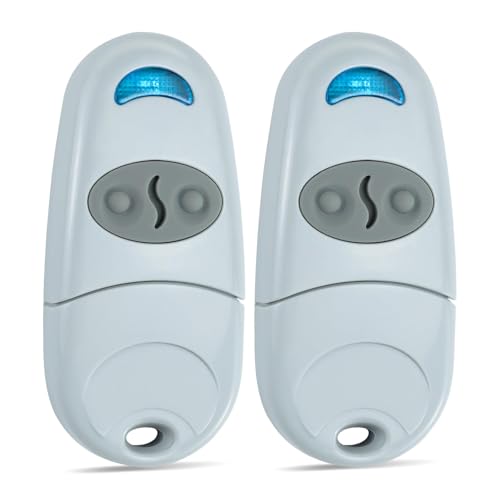 2PCS Telecomando Cancello Universali per Garage Cancelli, Trasmettitore Portachiavi a 433,92MHz Compatibile con CAME Top432NA/432EE/432EV/432A/432M/432S/T432