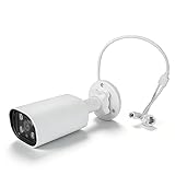 Sxhlseller 4 MP Überwachungskamera, KI Menschenerkennung, 30 M Nachtsicht, IP66, Wetterfeste PoE Überwachungskamera mit H.265 Kodierung für den Innen und Außenbereich