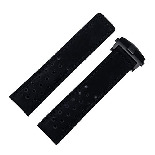 20mm 22mm 24mm Genuine Frosted Leather For TAG Strap F1 Watch Band Bracelet Buckle