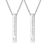 Rnivida Christian Bible Verse Bar Necklaces for Women, Religious Faith Inspirational Birthday Jewelry Gift (I Can Do All Things Through Christ)