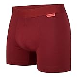 Undiemeister® Rote Boxershorts Herren Reef Clay Große L | Premium Herren Unterhosen