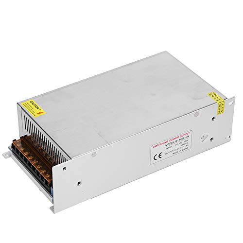 Image of AC to DC Converter, Aluminum Alloy Switch Power Supply Driver Adapter, DC24V LED Screen Strip Light 3D Printer Power Supply(S-1000-24(24V /41.6A /1000W)AC170-250V)