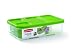 Rubbermaid Entree Container with Dividers and Lid, Green 1806178
