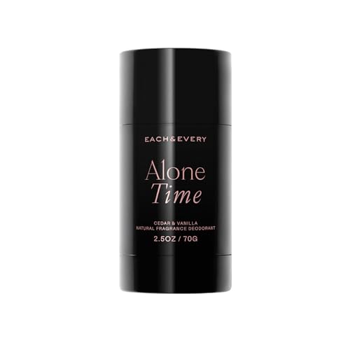 Image of Each & Every Aluminum Free Deodorant for Women & Men – Natural Fragrance All Day Odor Protection, Non-Toxic Deodorant for Sensitive Skin, EWG Verified, Baking Soda Free - Cedar & Vanilla Scent, 2.5oz