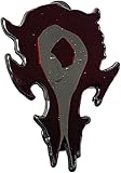 WOW Horde Logo Metal Enamel 2 Inches Tall Pin