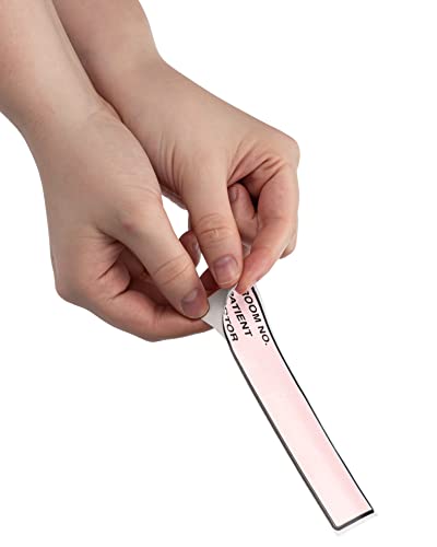 Image of Carstens Patient I.D. Adhesive Medical Chart Labels for 1.5 inch - 4 inch Ring Binder Spines - Pre-Printed Sticker Labels (Room No. / Patient /Doctor), 5 3 /8 inch x 1 3 /8 inch, Violet, Roll of 200