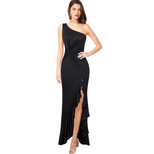 XFSRG Vestito Donna Eleganti Vestito Spalla Scoperte Abito Cocktail Orlo