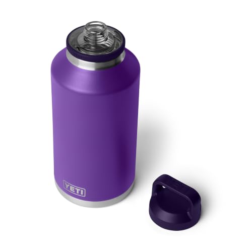 Image of YETI Rambler 64 oz Bottle, Vacuum Insulated, Leakproof, Stainless Steel with Chug Cap, Pace Purple