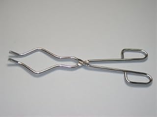C and A Scientific 97-2501 Crucible Tongs Nickel plated steel