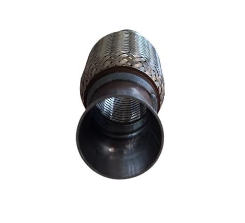 Flexible d'échappement inox anti-vibration compatible BMW E81 E87 E60 E90