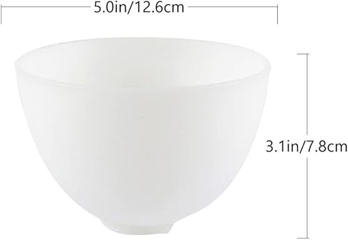 Miniatura 7 de Healifty 6 cuencos de silicona para máscaras faciales, cuencos de mezcla reutilizables para cuidado de la piel, inodoros y caídas, seguros para el