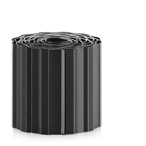 com-four® Rasenkante 15 x 900 cm aus Kunststoff - Beeteinfassung für Rasen, Blumenbeet oder als Mähkante - Länge individuell anpassbar com-four® Rasenkante 15 x 900 cm aus Kunststoff - Beeteinfassung für Rasen, Blumenbeet oder als Mähkante - Länge individuell anpassbar