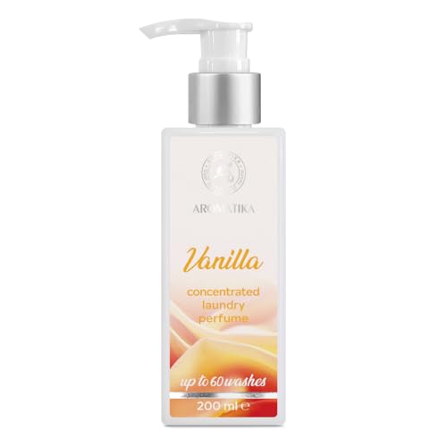 Perfume Concentrado para Ropa Vainilla 200 ml - Perfume Líquido para Ropa - Concentrado de Aroma para Ropa - Perfume para Lino - Aroma Dulce y Duradero - Fragancia para Lavado