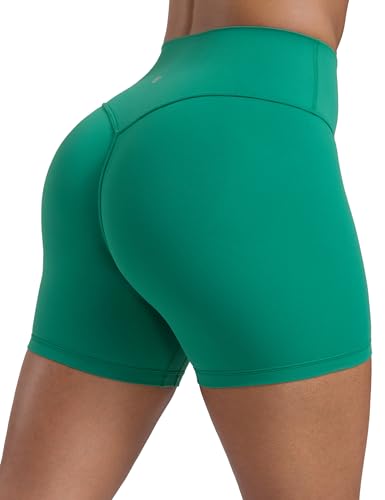 Image of CRZ YOGA Secretsculpt Biker Shorts 4 inch | Booty Scrunch Butt, Butterlift, Buttery Soft, Moderate Compression, Workout, Pilates, No Front Seam, High Waist, for Women