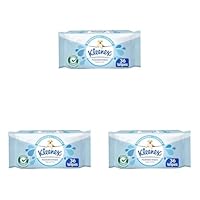 Kleenex Flushable Fresh Fragrance Free 36 Wipes (Pack of 3)