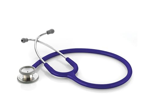 Image of ADC Adscope 603 Clinician Stethoscope with Tunable AFD Technology, 31 inch Length, Indigo