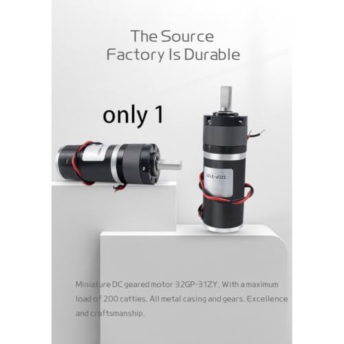 Motor de CC con engranaje metálico para rotación ajustable de alto par 6