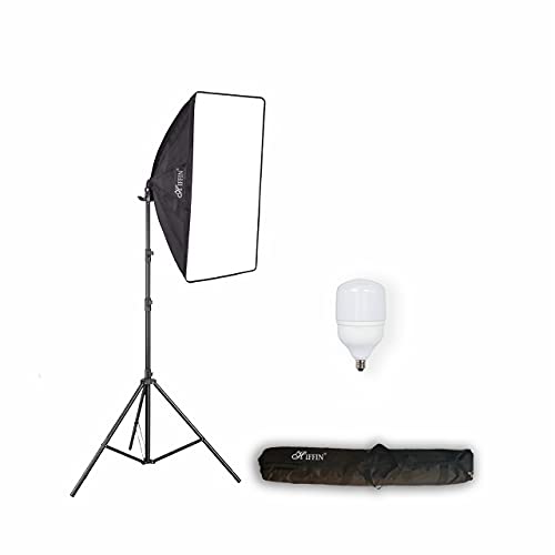 HIFFIN SL50 W Professional Soft Led Photo & Video Light Softbox Lighting Kit for YouTube Videos Shooting, Studio Videography, Portrait Shooting, Product Photography, Studio Lights for Photography HIFFIN SL50 W Professional Soft Led Photo & Video Light Softbox Lighting Kit for YouTube Videos Shooting, Studio Videography, Portrait Shooting, Product Photography, Studio Lights for Photography