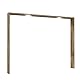 FORTE Passepartout, Holzwerkstoff, Stabeiche Dekor, 280.6 x 23.8 x 215.1 cm