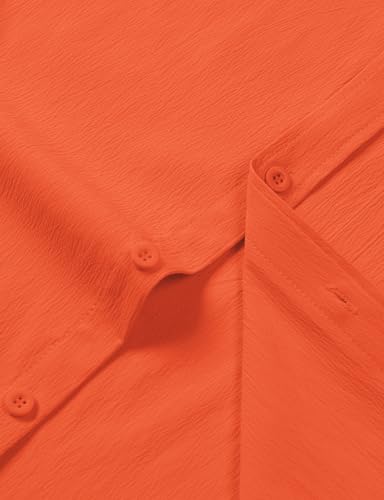Image of JEMITOP Mens Stretch Wrinkle Free Texture Shirts