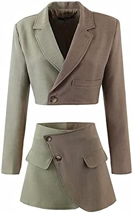 Wangyou ビンテージ女性スリムハイウエストスカートスーツ21夏のファッションレディースシングルボタンブレザースーツガールシックな2ピースセット Lasting Color 期間限定で特別価格 Size Suits S Wangyou ビンテージ女性スリムハイウエストスカートスーツ21夏のファッションレディースシングルボタンブレザースーツガールシックな2ピースセット Lasting Color 期間限定で特別価格 Size Suits S